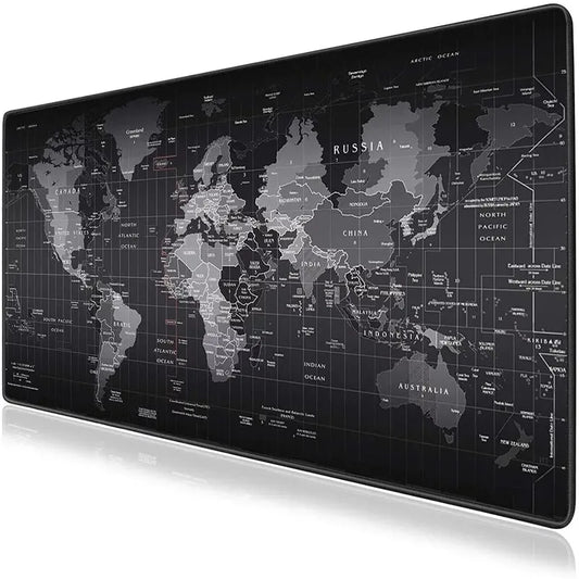 World map Gaming Mousepad XXL Non-Slip, Perfect Slide