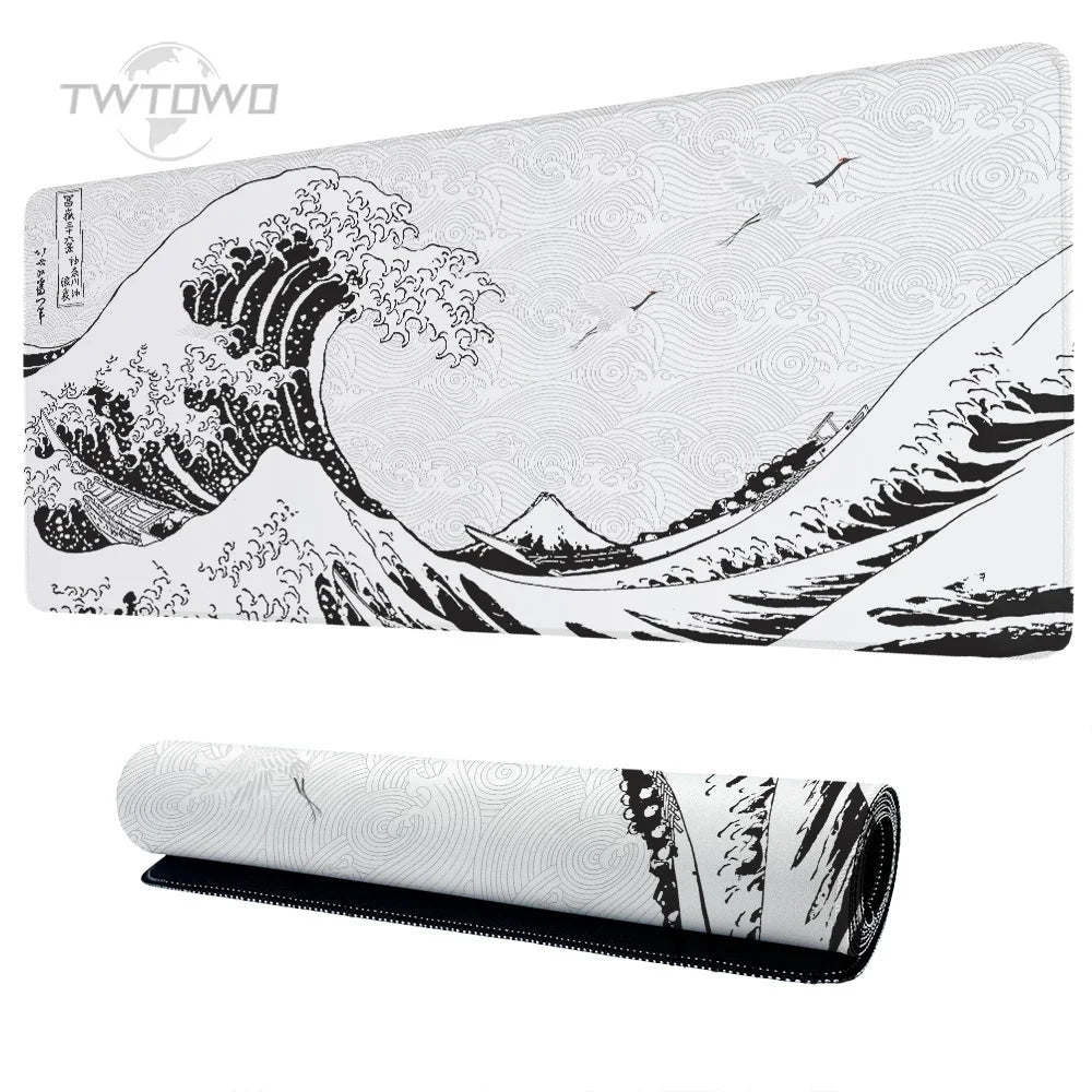 Aesthetics Wave Mousepad XXL Non-Slip, Perfect Slide